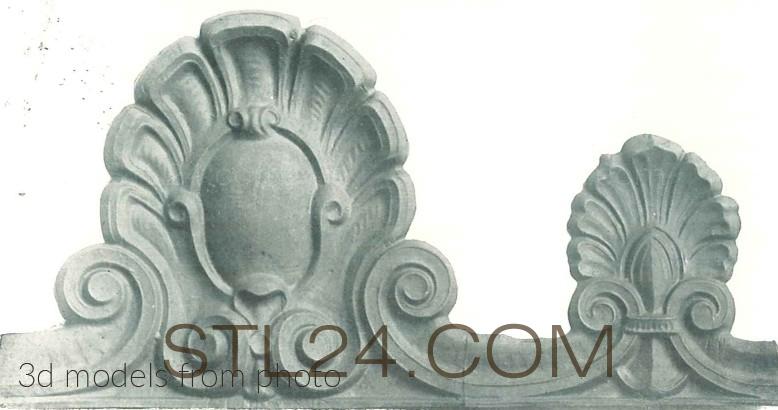 Фризы (FRIESE_1628 -  | 3D model 3DSMAX / OBJ / STL) 3D модель для ЧПУ станка